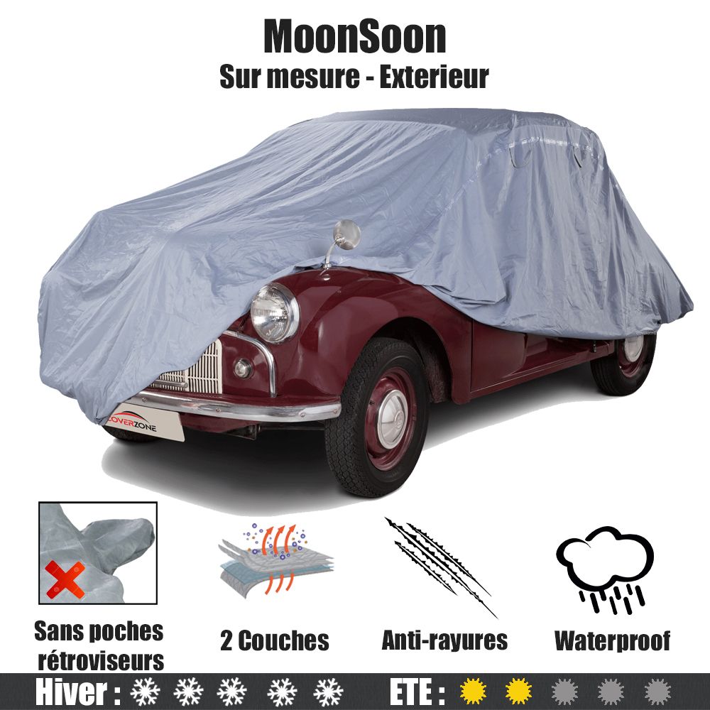 Bâche de protection extérieur Monsoon Triumph 1800 Roadster - 1946 à 1949