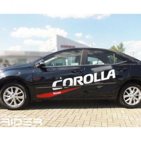 Baguettes latérales de protection Corolla 4 portes - 2013>