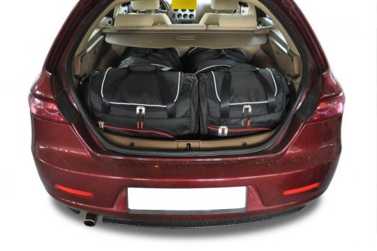 Sacs de voyage sur mesure Alfa Romeo 159 Sportwagon 2005 à 2011 - Ensemble composé de 4 sacs - Gamme Sport