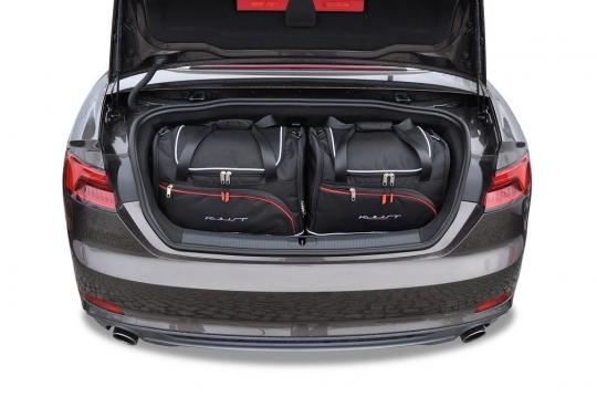 Sacs de voyage sur mesure Audi A5 Cabriolet A partir de 2017 - Ensemble composé de 4 sacs - Gamme Aero