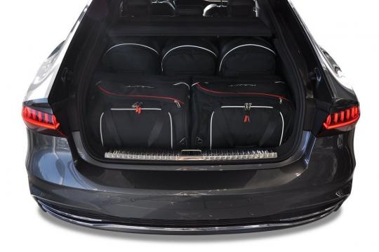 Sacs de voyage sur mesure Audi A3 - 4 portes 4 portes A partir de 2013 - Ensemble composé de 4 sacs - Gamme Sport