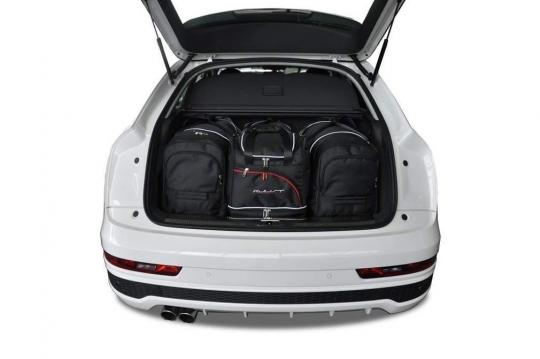 Sacs de voyage sur mesure Audi Q3 5 portes 2011 à 2018 - Ensemble composé de 4 sacs - Gamme Sport