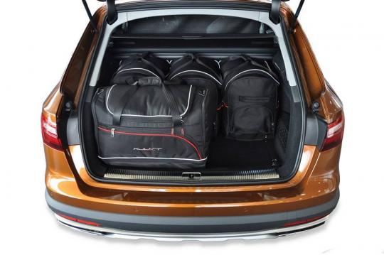 Sacs de voyage sur mesure Audi A4 Break A partir de 2015 - Ensemble composé de 5 sacs - Gamme Sport