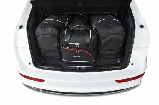 Sacs de voyage sur mesure Audi Q5 5 portes 2008 à 2016 - Ensemble composé de 4 sacs - Gamme Aero