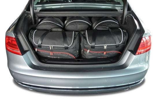 Sacs de voyage sur mesure Audi A8 Sportback 2010 à 2017 - Ensemble composé de 5 sacs - Gamme Aero