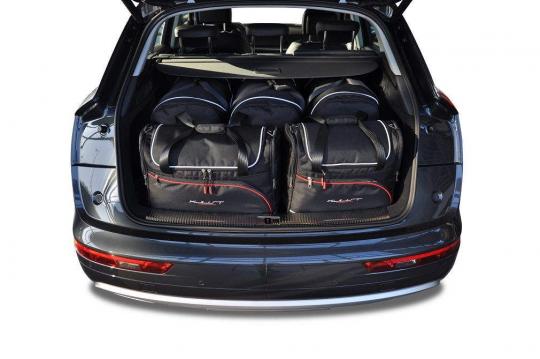 Sacs de voyage sur mesure Audi Q5 5 portes A partir de 2017 - Ensemble composé de 5 sacs - Gamme Aero