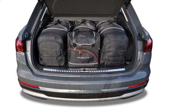 Sacs de voyage sur mesure Audi Q3 5 portes A partir de 2018 - Ensemble composé de 4 sacs - Gamme Aero
