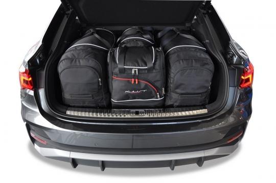 Sacs de voyage sur mesure Audi Q3 5 portes Sportback A partir de 2019 - Ensemble composé de 4 sacs - Gamme Sport