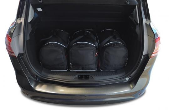 Sacs de voyage sur mesure Ford B-Max 5 portes 2012 à 2017 - Ensemble composé de 3 sacs - Gamme Sport