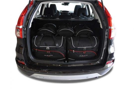 Sacs de voyage sur mesure Honda CR-V 5 portes 2012 à 2018 - Ensemble composé de 5 sacs - Gamme Aero