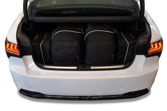 Sacs de voyage sur mesure Lexus LS 5 portes A partir de 2017 - Ensemble composé de 4 sacs - Gamme Sport