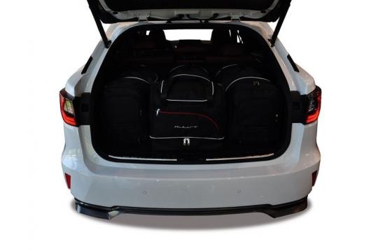 Sacs de voyage sur mesure Lexus RX 5 portes A partir de 2015 - Ensemble composé de 4 sacs - Gamme Sport