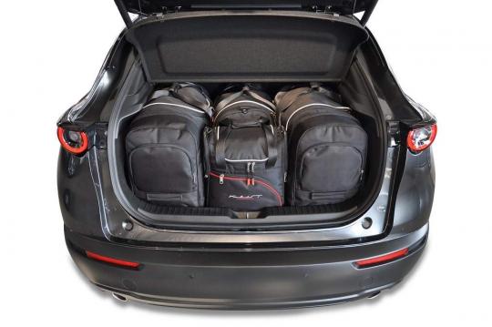 Sacs de voyage sur mesure Mazda CX-30 5 portes A partir de 2019 - Ensemble composé de 4 sacs - Gamme Aero