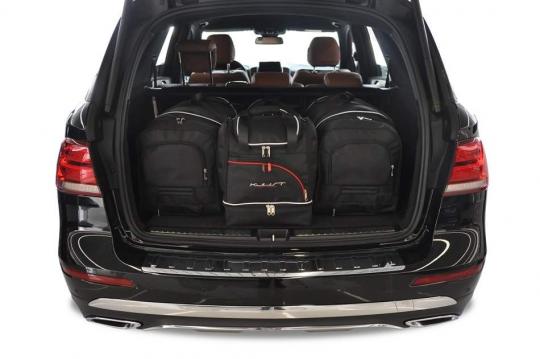 Sacs de voyage sur mesure Mercedes GLE 5 portes W166 2015 à 2018 - Ensemble composé de 4 sacs - Gamme Sport