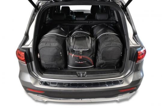 Sacs de voyage sur mesure Mercedes GLB 5 portes X247 A partir de 2019 - Ensemble composé de 4 sacs - Gamme Aero