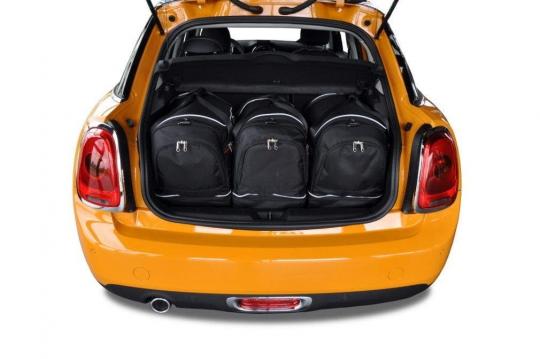 Sacs de voyage sur mesure Mini Cooper 5 portes A partir de 2013 - Ensemble composé de 3 sacs - Gamme Sport