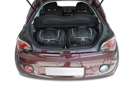 Sacs de voyage sur mesure Opel Adam 3 portes A partir de 2012 - Ensemble composé de 2 sacs - Gamme Sport