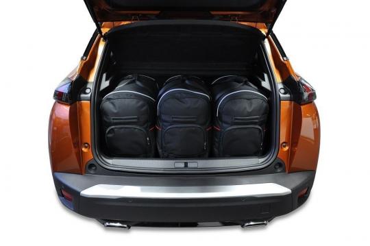 Sacs de voyage sur mesure Peugeot 2008 5 portes A partir de 2019 - Ensemble composé de 3 sacs - Gamme Sport