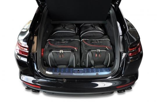 Sacs de voyage sur mesure Porsche Panamera ST A partir de 2017 - Ensemble composé de 4 sacs - Gamme Sport