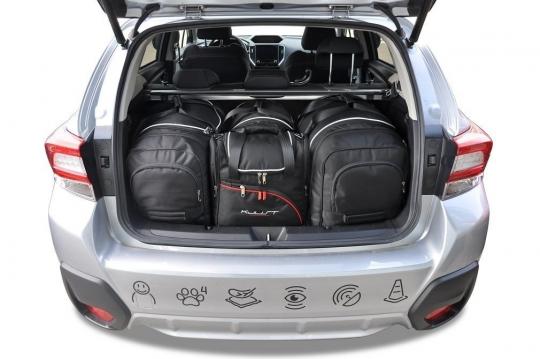 Sacs de voyage sur mesure Subaru XV 5 portes A partir de 2017 - Ensemble composé de 4 sacs - Gamme Aero