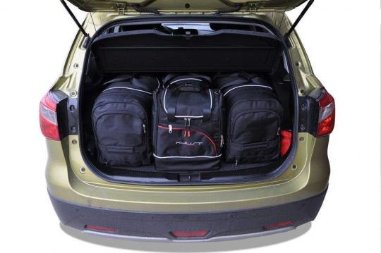 Sacs de voyage sur mesure Suzuki SX4 S-Cross 5 portes A partir de 2013 - Ensemble composé de 4 sacs - Gamme Sport