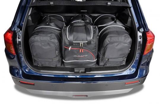 Sacs de voyage sur mesure Suzuki Vitara 5 portes A partir de 2015 - Ensemble composé de 4 sacs - Gamme Sport