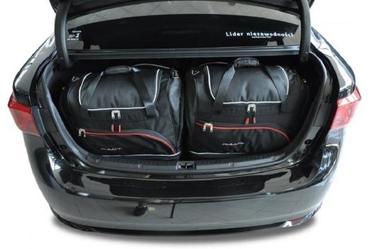 Sacs de voyage sur mesure Toyota Avensis 4 portes A partir de 2009 - Ensemble composé de 4 sacs - Gamme Sport