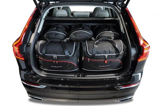 Sacs de voyage sur mesure Volvo XC60 5 portes A partir de 2017 - Ensemble composé de 5 sacs - Gamme Aero
