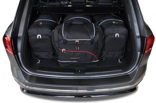 Sacs de voyage sur mesure Volkswagen Touareg 5 portes 2010 à 2017 - Ensemble composé de 4 sacs - Gamme Sport