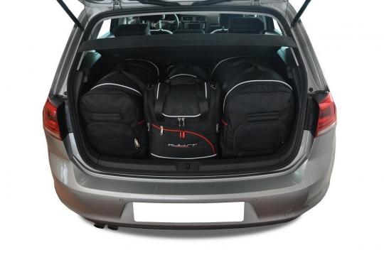 Sacs de voyage sur mesure Volkswagen Golf Sportsvan A partir de 2013 - Ensemble composé de 4 sacs - Gamme Aero