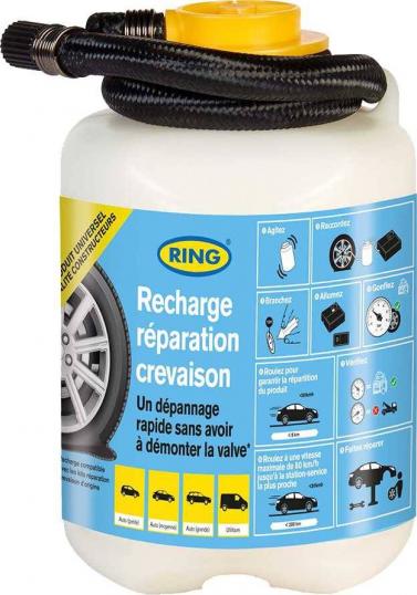 Recharge 450 ml RING pour kit anti-crevaison RT4FR