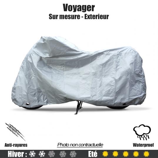 Bache Piaggio GTS Super 125 - 2007 à 2015 - Bache Voyager pour extérieur