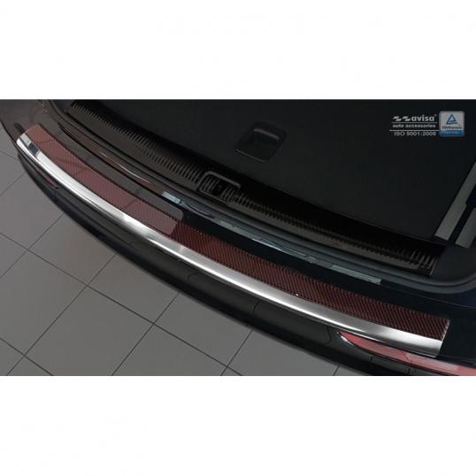 Protection seuil de coffre inox et carbone Audi Q5 2012 à 2016