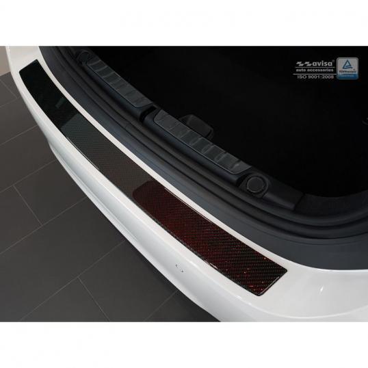 Protection seuil de coffre  3D carbone Bmw Serie 3 F36 4 portes A partir de 2014