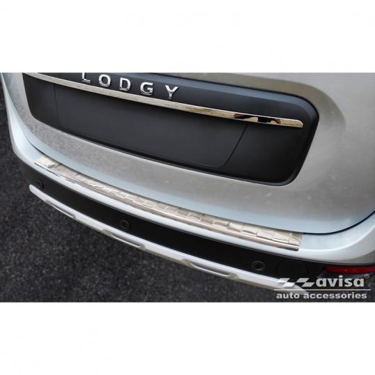 Protection seuil de coffre inox Dacia Lodgy 2012 à 2017