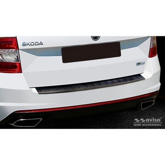 Protection seuil de coffre inox Skoda Octavia Break RS 2016 à 2020