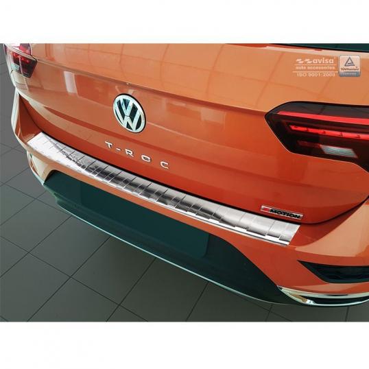Protection seuil de coffre inox Volkswagen T-Roc A partir de 2017