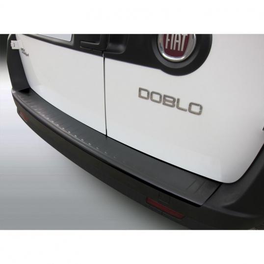 Protection seuil de coffre Fiat Doblo  en ABS Noir
