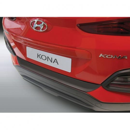 Protection seuil de coffre Hyundai Kona  en ABS Noir
