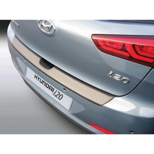 Protection seuil de coffre Hyundai i20  en ABS Noir