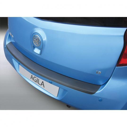 Protection seuil de coffre Opel Agila  en ABS Noir