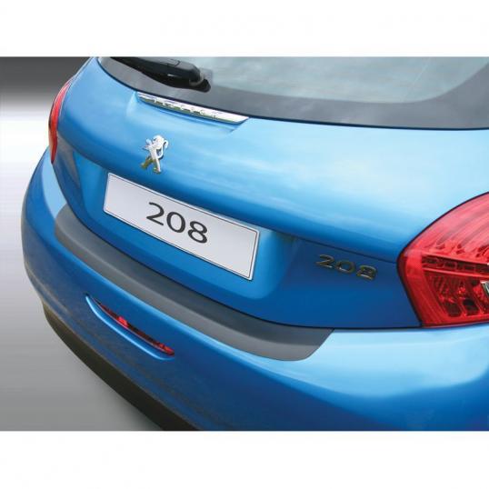 Protection seuil de coffre Peugeot 208  en ABS Noir