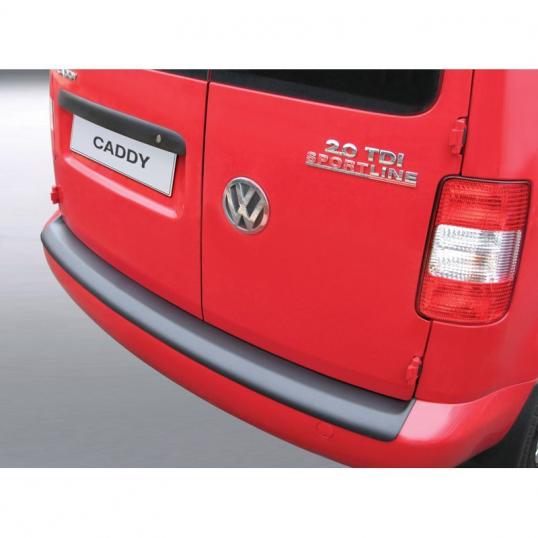 Protection seuil de coffre Volkswagen Caddy pour pare-chocs avec peinture en ABS Noir