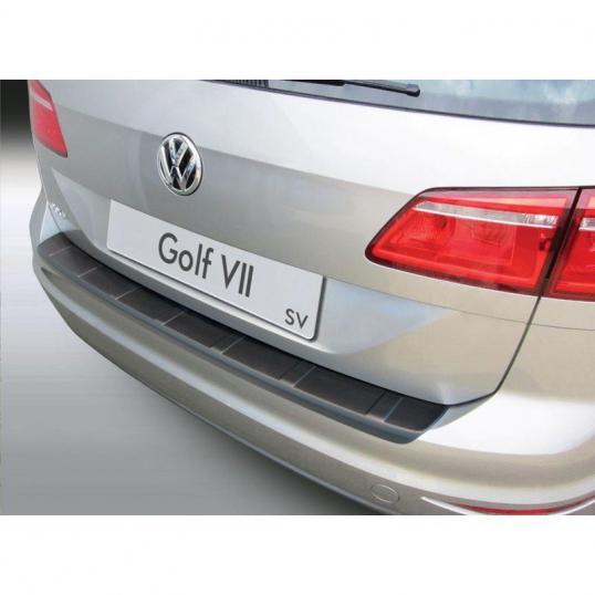 Protection seuil de coffre Volkswagen Golf Sportsvan  en ABS Noir
