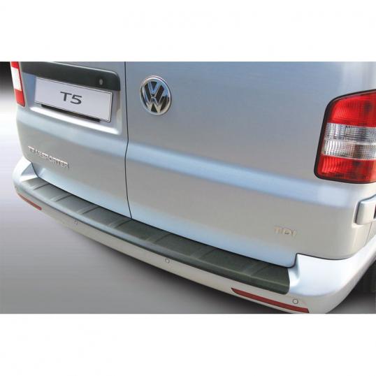 Protection seuil de coffre Volkswagen T5 Caravelle pour pare-chocs avec peinture en ABS Noir