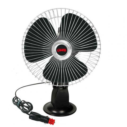Chrome-fan, ventilateur à ventouse Ø 20cm - 12V