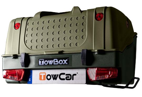 Coffre TowBox V1 Gris - 280 Litres