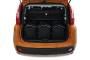 Sacs de voyage sur mesure Fiat Panda 5 portes A partir de 2012 - Ensemble composé de 3 sacs - Gamme Sport