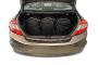 Sacs de voyage sur mesure Honda Civic 4 portes 2012 à 2017 - Ensemble composé de 5 sacs - Gamme Aero