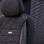 Housses de sièges Suzuki Baleno  - Gamme Selected Fit - Tissu noir